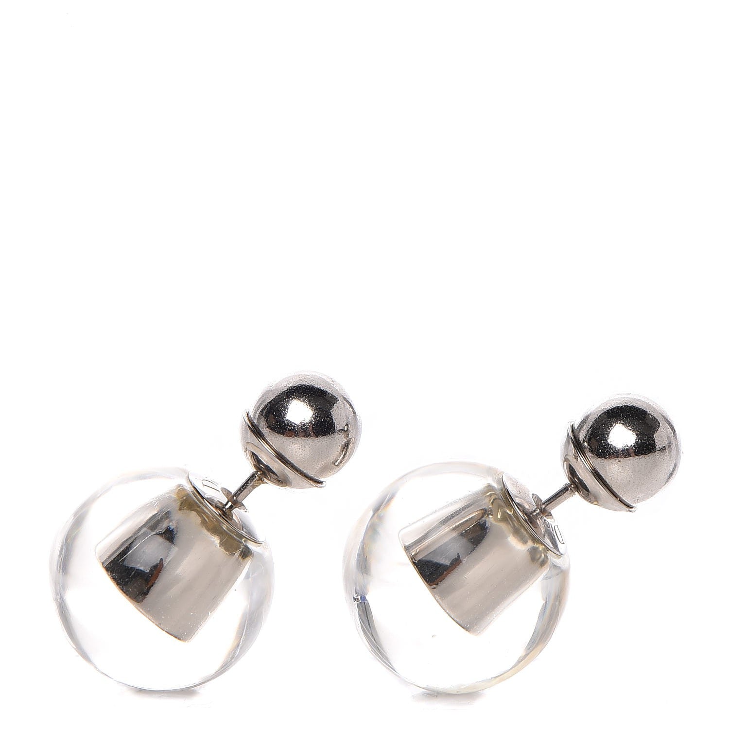 Christian Dior Mise En Dior Tribal Earrings Transluscent 1 of 3