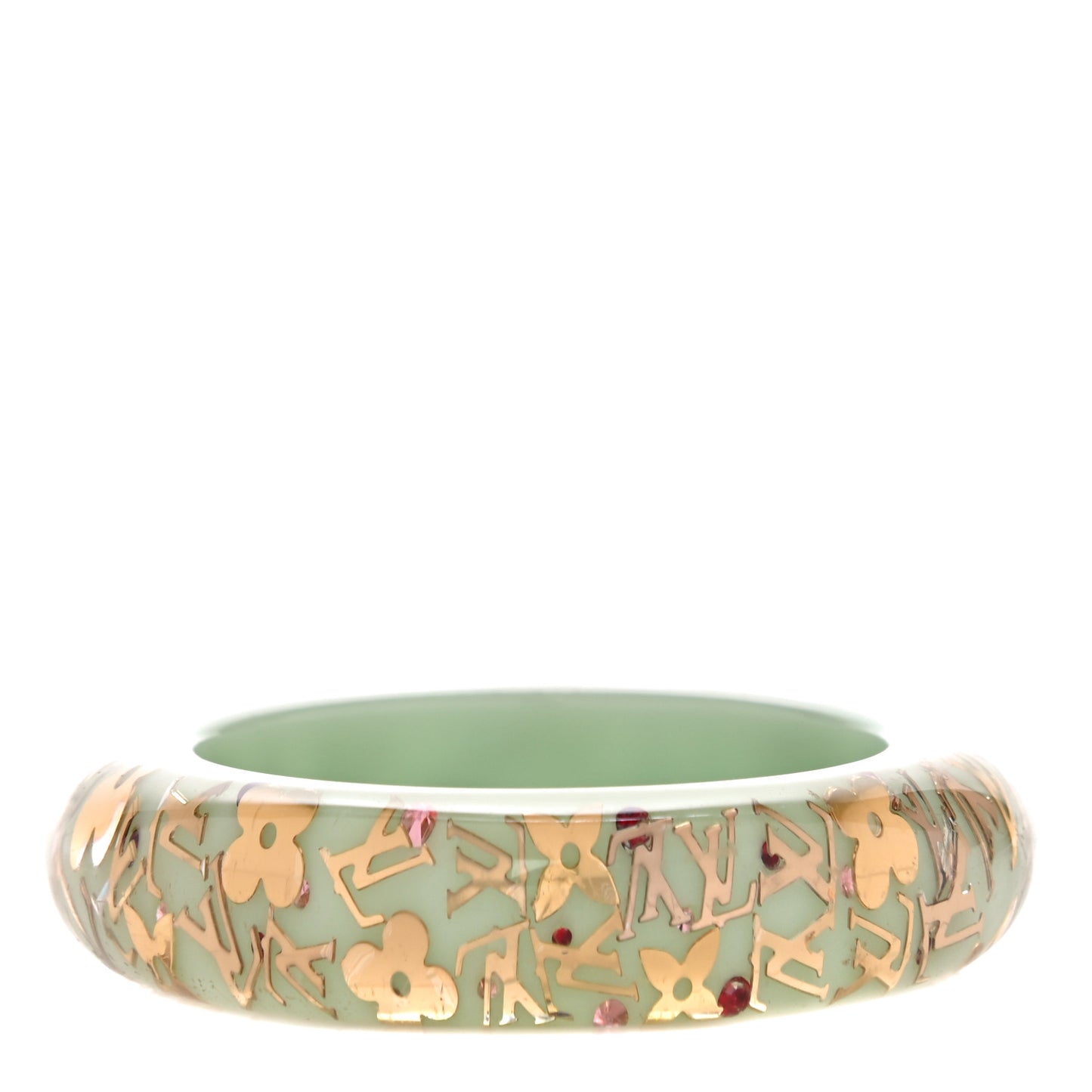 Resin Swarovski PM Inclusion Bracelet Peppermint