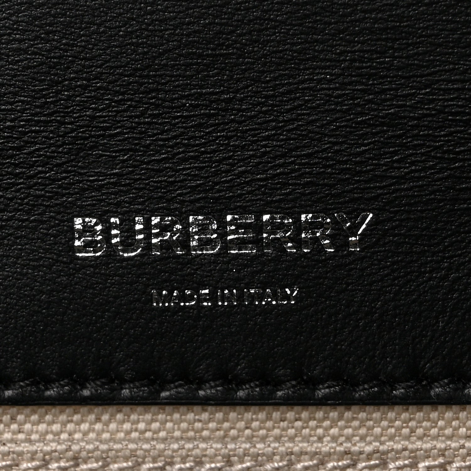 Burberry Canvas Printed Small Love Lola Bag Black 5 of 8