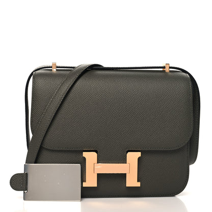 Hermes Epsom Constance 18 Vert De Gris 2 of 12