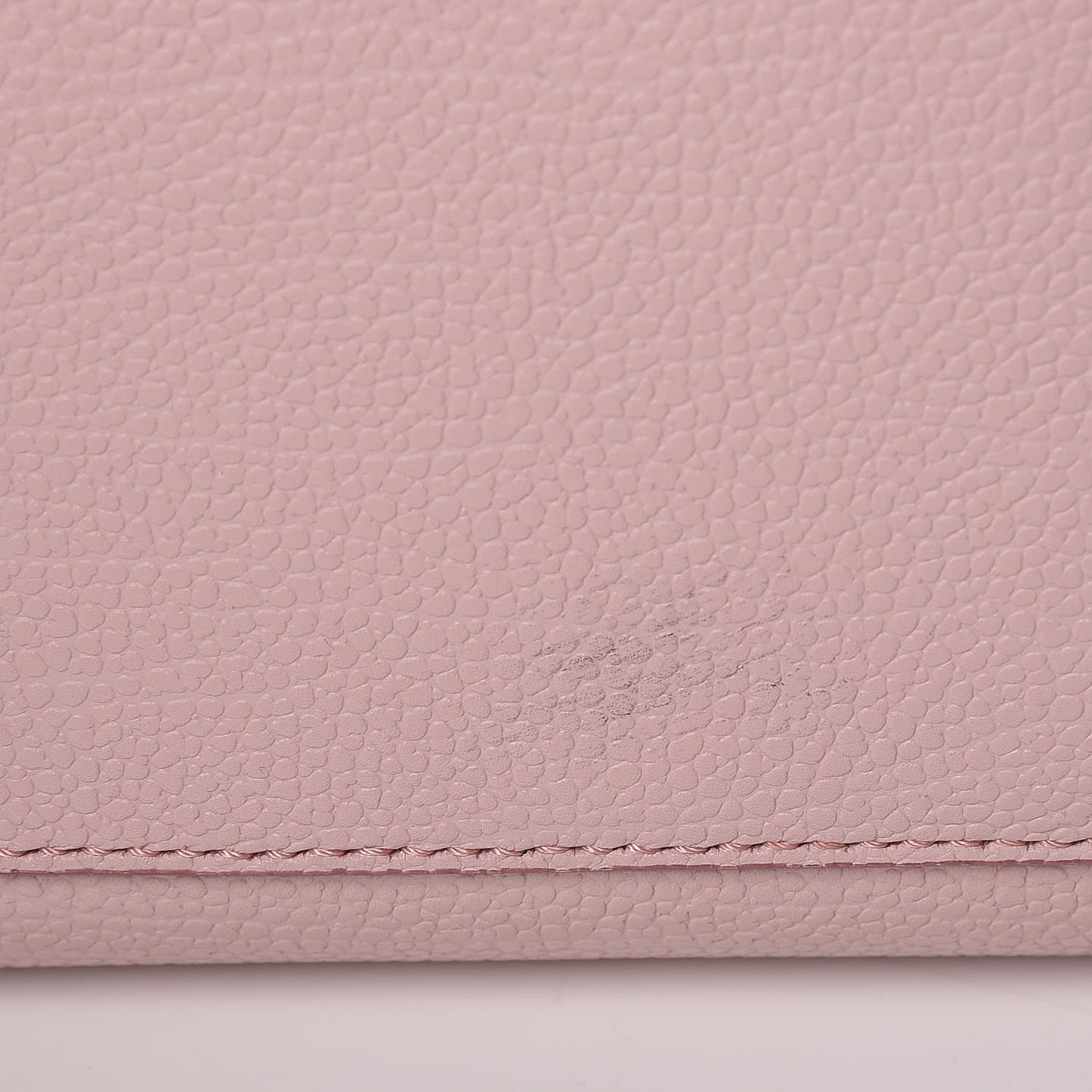 Grained Calfskin Medium Ella Boston Pale Mauve