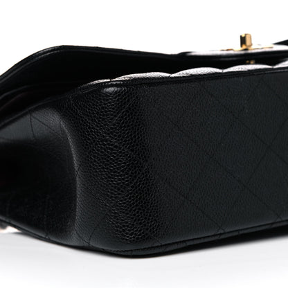 Chanel Caviar Quilted Jumbo Double Flap Black 9 of 10