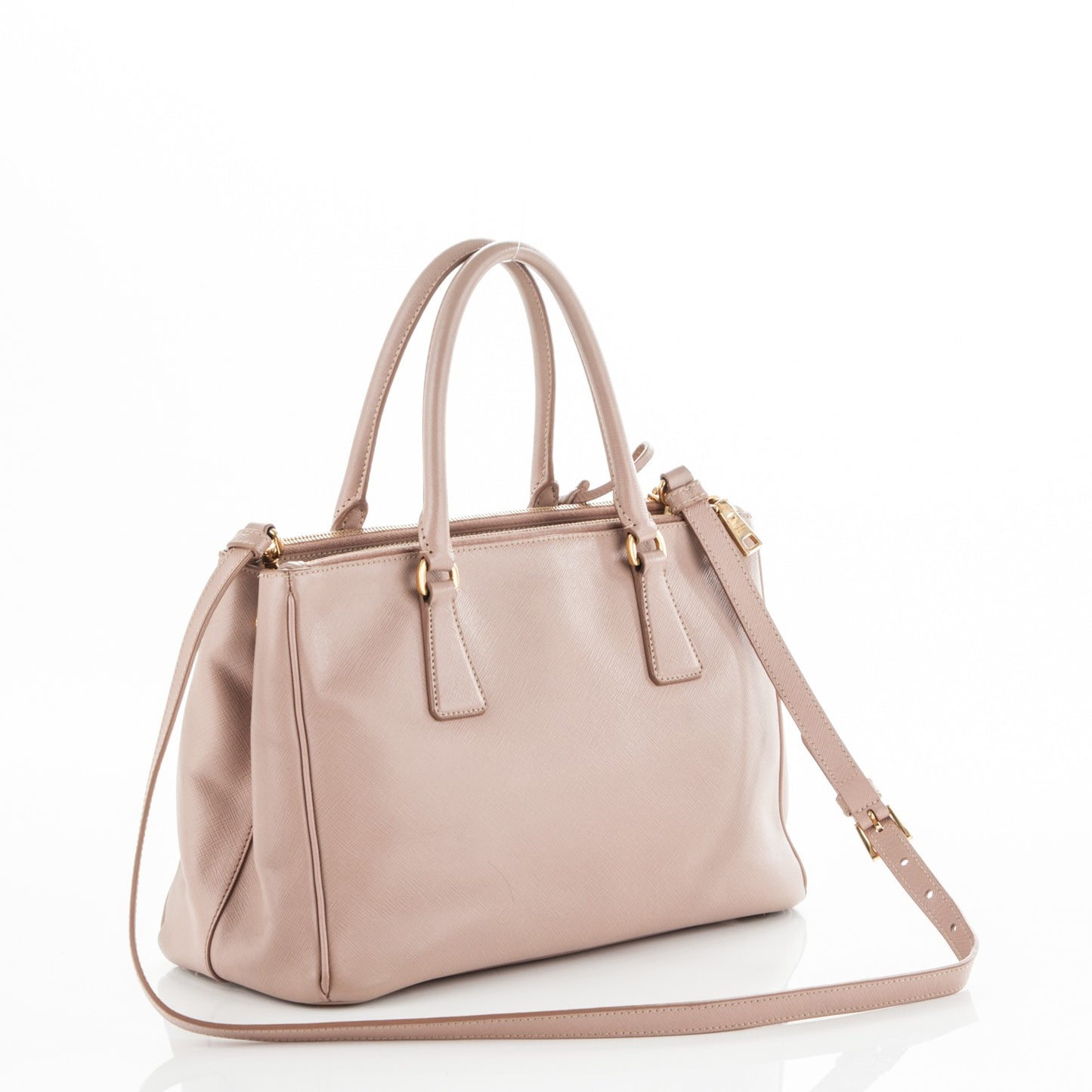 Saffiano Small Galleria Double Zip Tote Cammeo