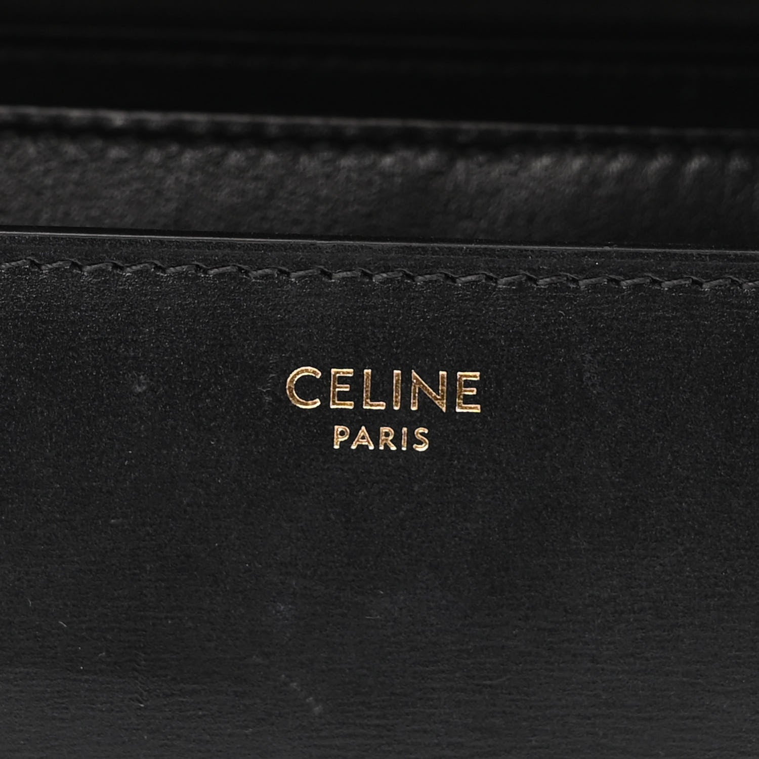 Celine Box Calfskin Medium Classic Box Flap Bag Black 5 of 9