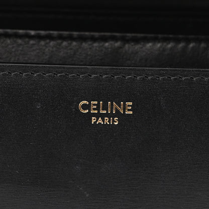 Celine Box Calfskin Medium Classic Box Flap Bag Black 5 of 9