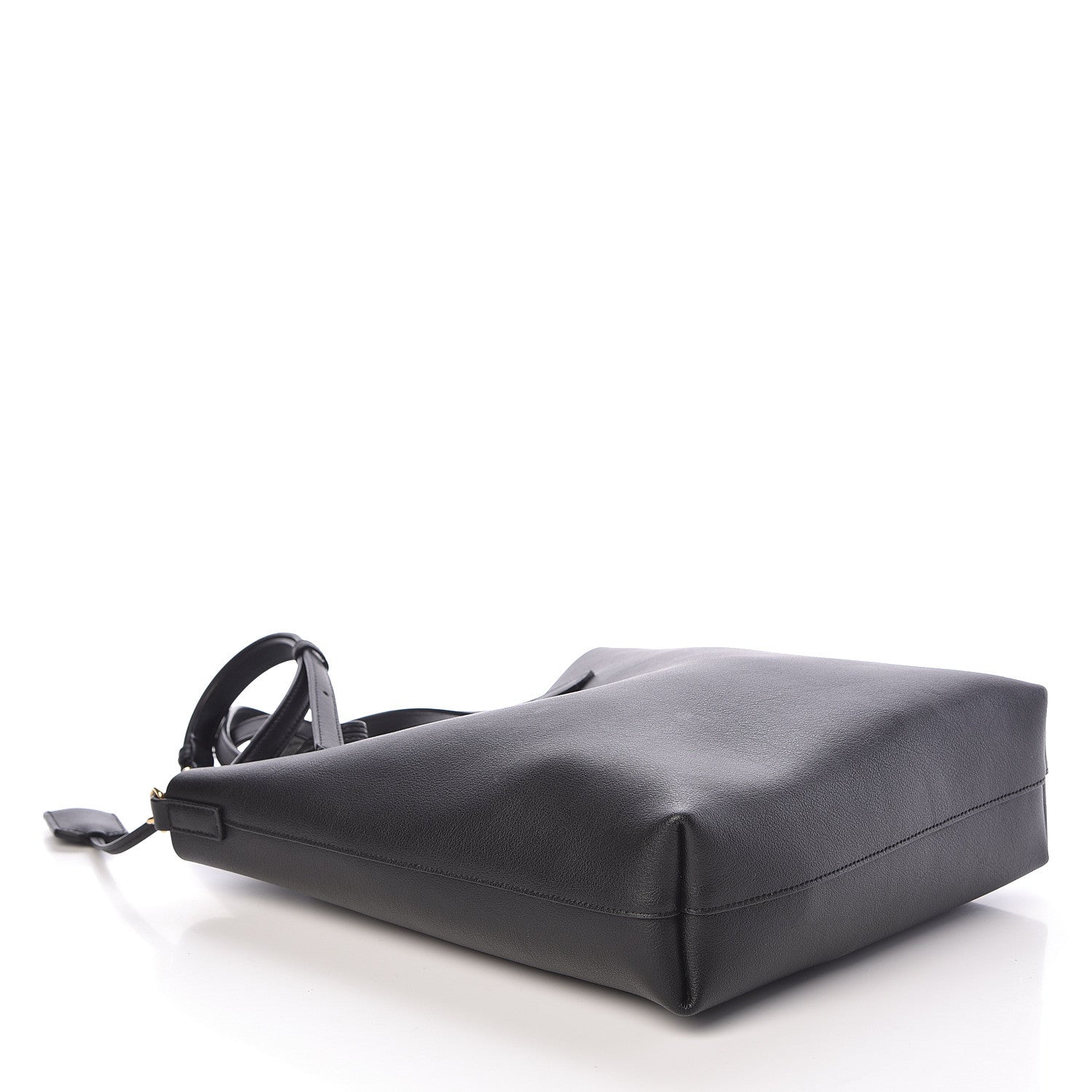 Saint Laurent Calfskin Toy Shopping Tote Black 4 of 9