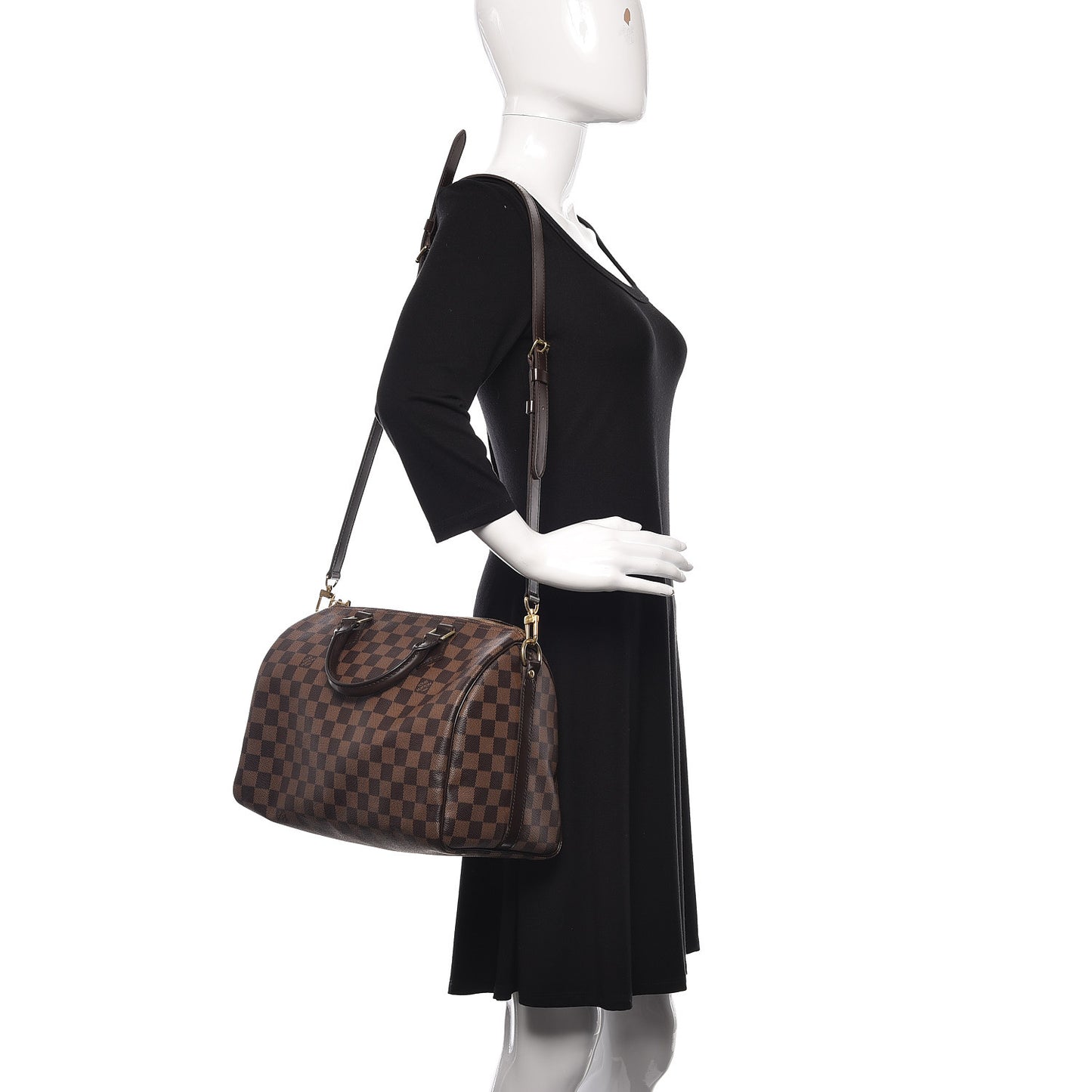 Damier Ebene Speedy Bandouliere 30