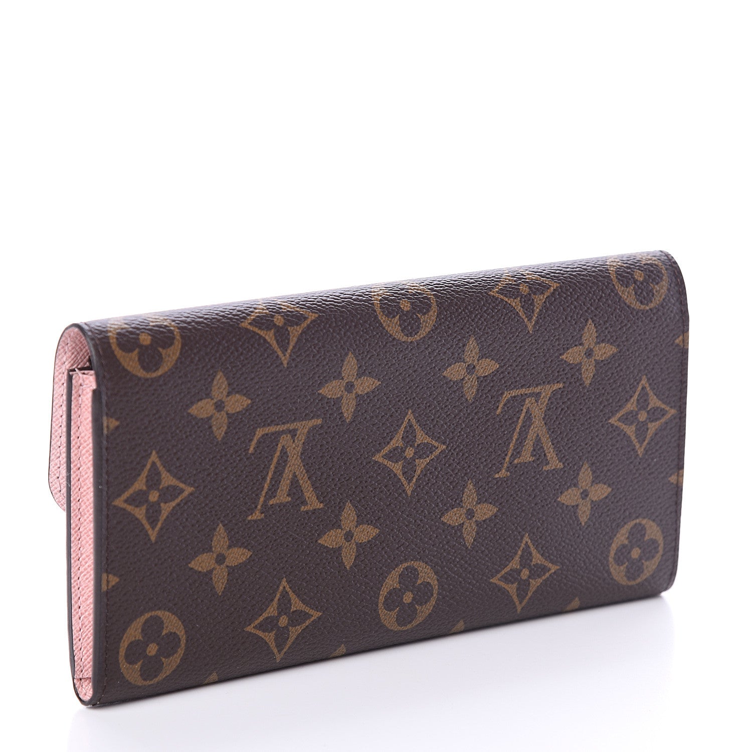 Louis Vuitton Monogram Emilie Wallet Rose Ballerine 2 of 5