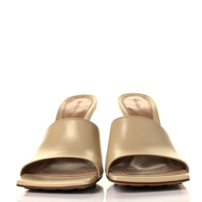 Bottega Veneta Lambskin Stretch Mule Sandals 39 Porridge 2 of 7