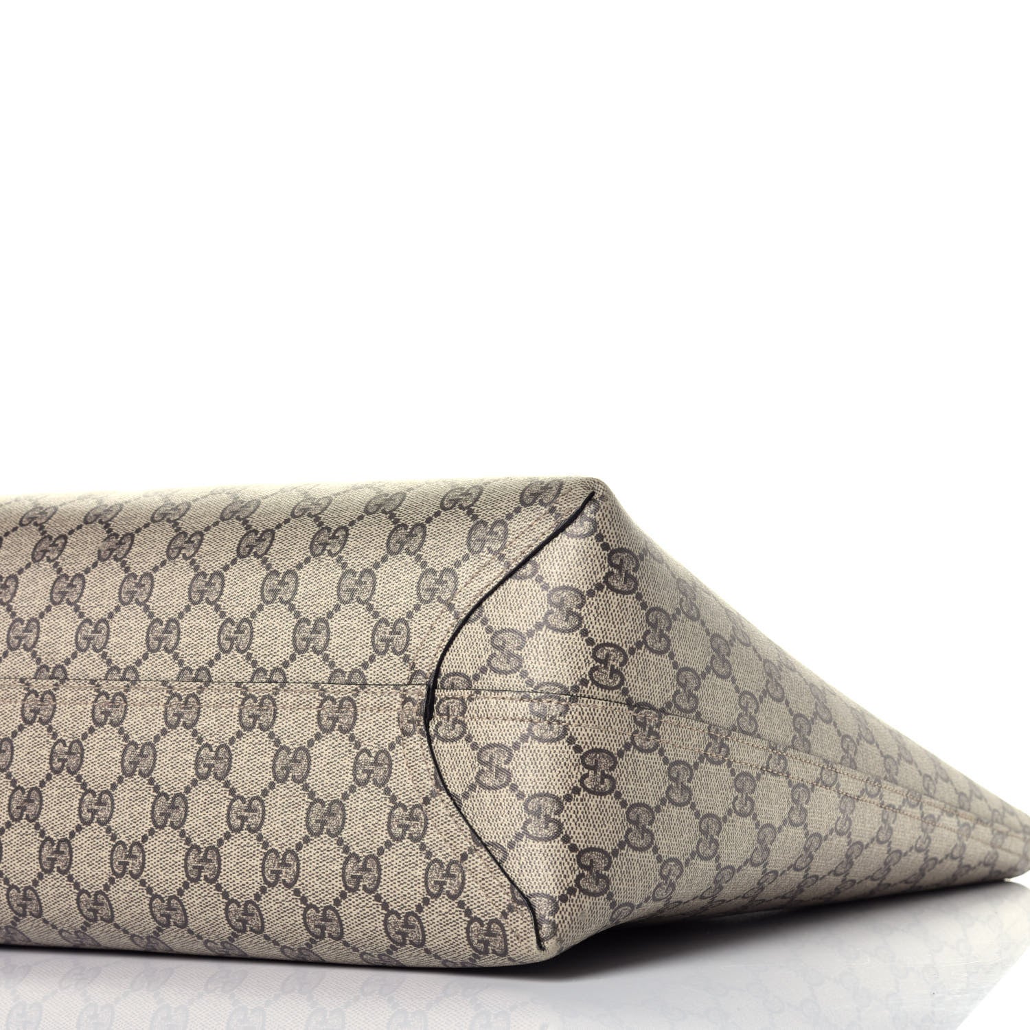 Gucci GG Supreme Monogram Large Reversible Tote Beige Black 16 of 17