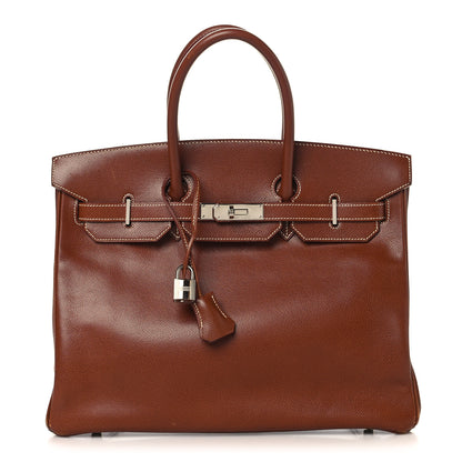 Hermes Veau Grain Lisse Birkin 35 Noisette 1 of 15