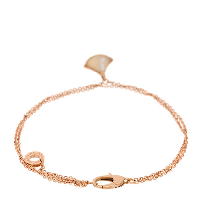 Bulgari 18K Rose Gold Mother of Pearl Divas' Dream Bracelet 2 of 4