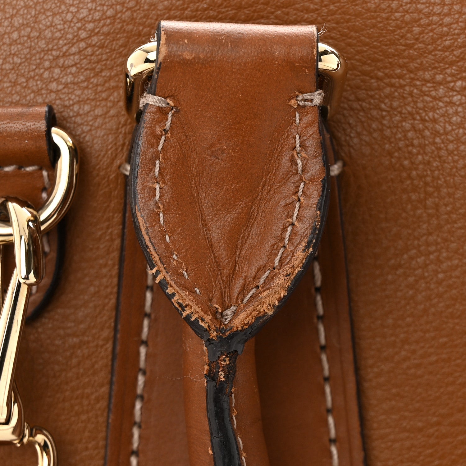 Burberry Heritage Grain Small Orchard Bowling Bag Camel 14 of 15