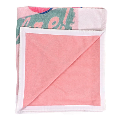 Chanel Cotton Coco Cuba Beach Towel Pink 3 of 5