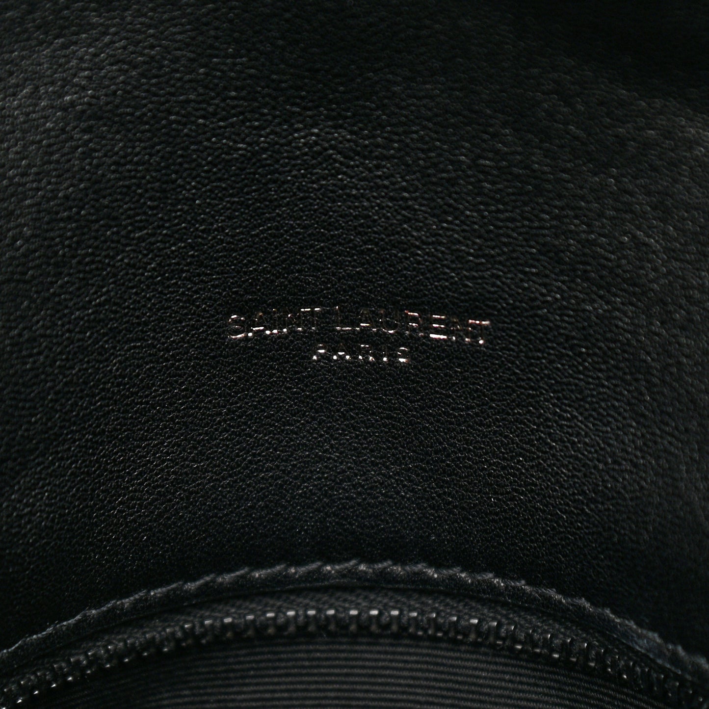 Lambskin Quilted Medium Loulou Puffer Monogram Chain Satchel Black