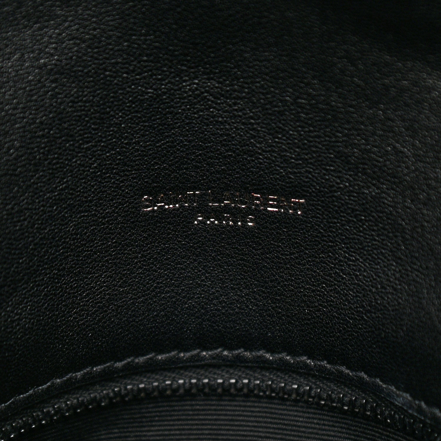 Saint Laurent Lambskin Quilted Medium Loulou Puffer Monogram Chain Satchel Black 6 of 11