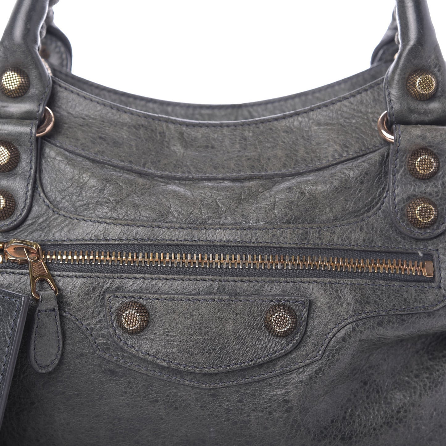 Agneau Giant 12 Rose Gold Hardware Town Anthracite