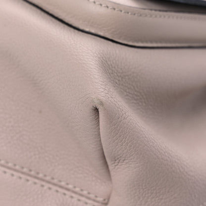 Louis Vuitton Calfskin Lockme Bucket MM Greige 8 of 13