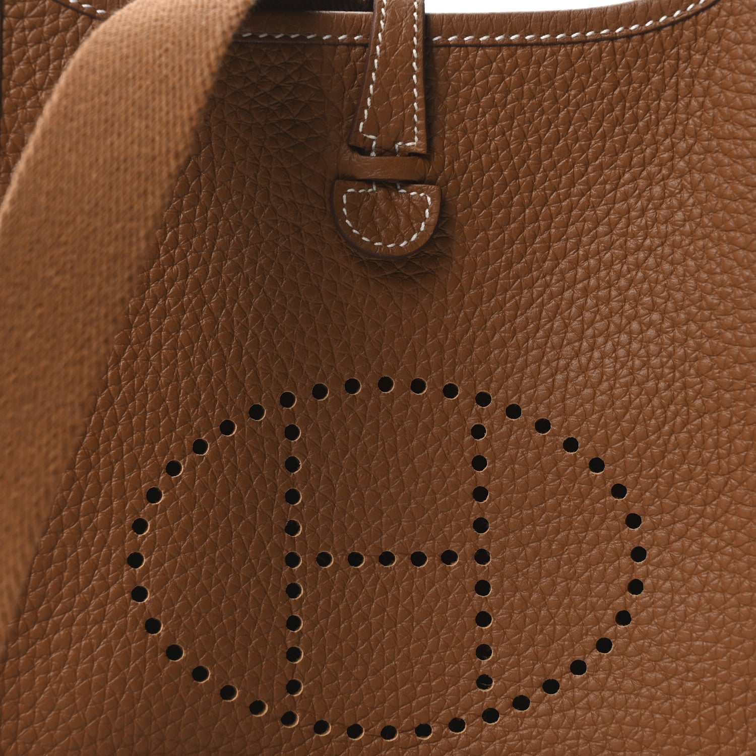 Hermes Taurillon Clemence Evelyne TPM Gold 8 of 11