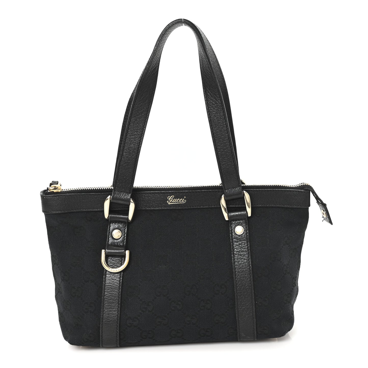 Monogram Small Abbey Tote Black