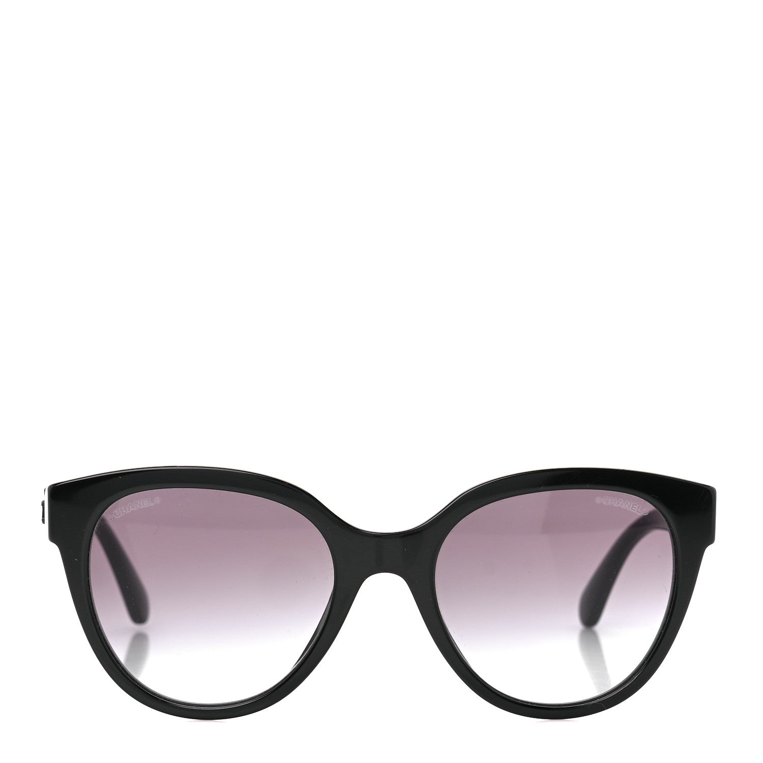 Chanel Acetate CC Butterfly Sunglasses 5414 Black Green 2 of 11