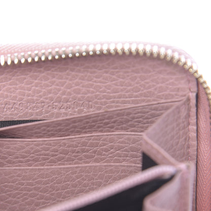 Gucci Dollar Calfskin GG Zip Around Wallet Soft Pink 7 of 11