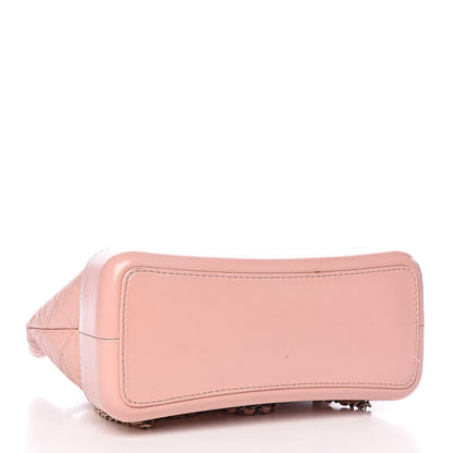 Chanel Aged Calfskin Quilted Gabrielle Backpack Light Pink 4 of 12