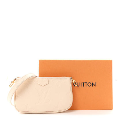 Louis Vuitton Empreinte Monogram Giant Multi Pochette Accessories Small Pochette Cream 10 of 10