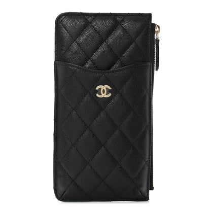 Chanel Caviar Quilted Classic iPhone Pouch Black 1 of 9