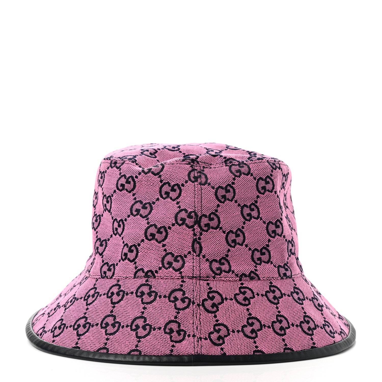Gucci Monogram Multicolor New Sakai Calfskin Bob Malibu Bucket Hat M Parma Violet Blue 6 of 9