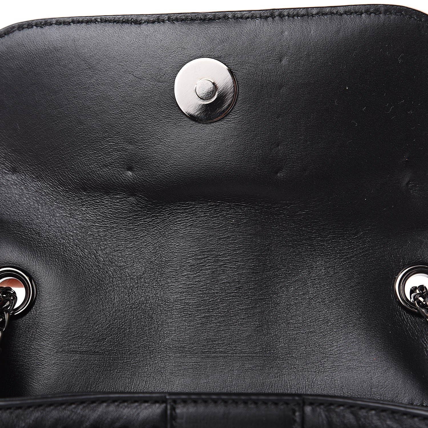 Christian Louboutin Calfskin Spikes Sweety Charity Crossbody Bag Black 10 of 11