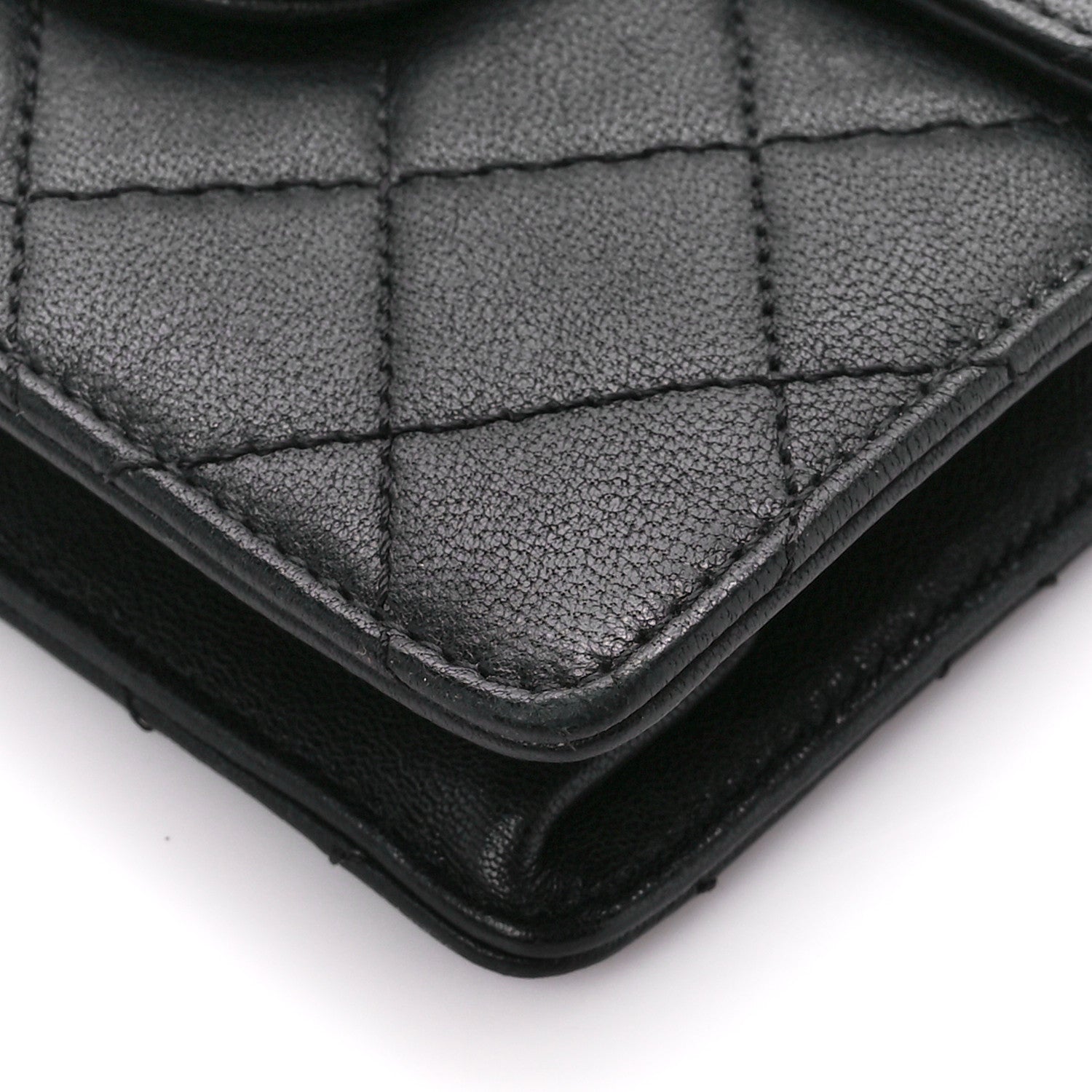 Chanel Goatskin Quilted Chic Pearls Flap Black 10 of 11