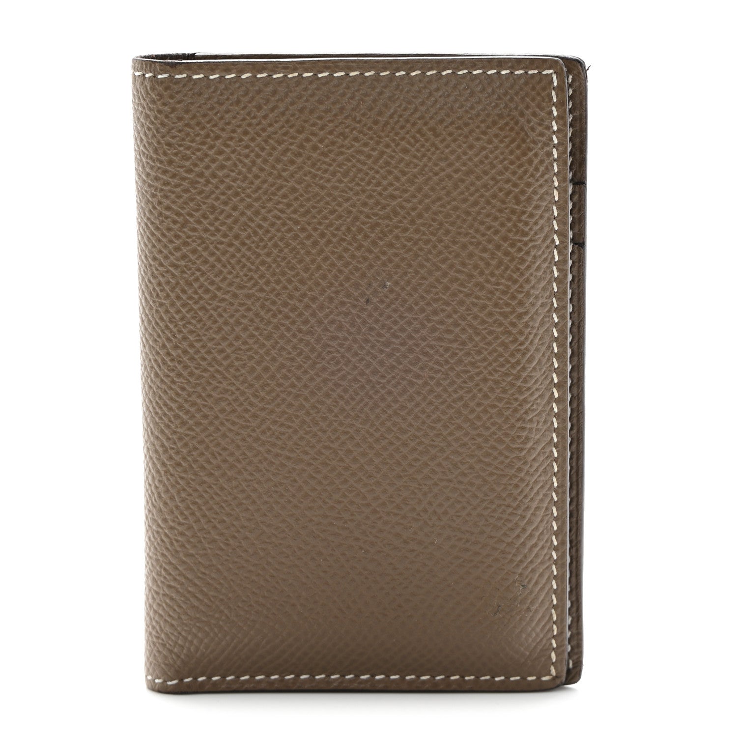 Hermes Epsom MC2 Euclide Card Holder Case Etoupe 1 of 12