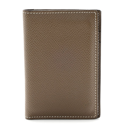 Hermes Epsom MC2 Euclide Card Holder Case Etoupe 1 of 12