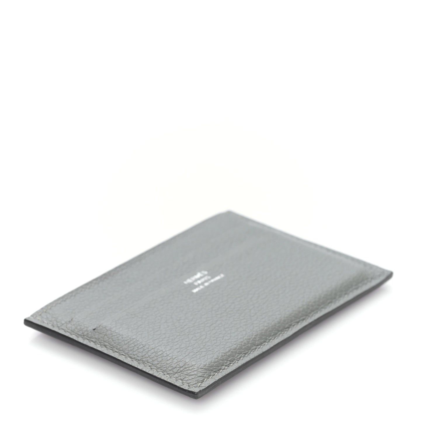 Evercolor Citizen Twill Card Case Gris Meyer Bleu De France