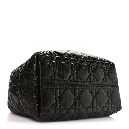Christian Dior Crinkled Calfskin Macrocannage Large Toujours Black 4 of 10