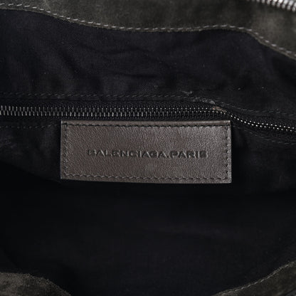 Balenciaga Baby Daim Suede Classic Hardware Work Olive 5 of 8