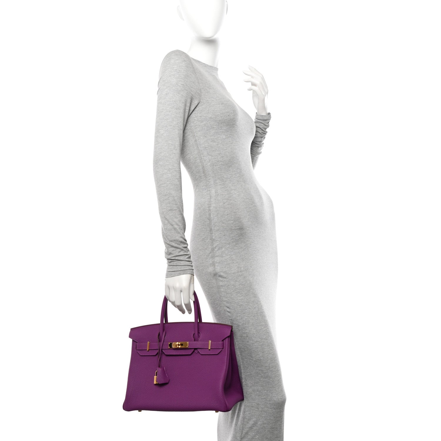 Hermes Togo Birkin 30 Anemone 2 of 13