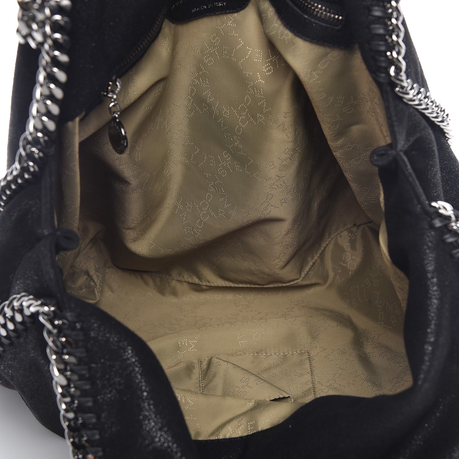 Stella McCartney Shaggy Deer Big Falabella Tote Black 5 of 11