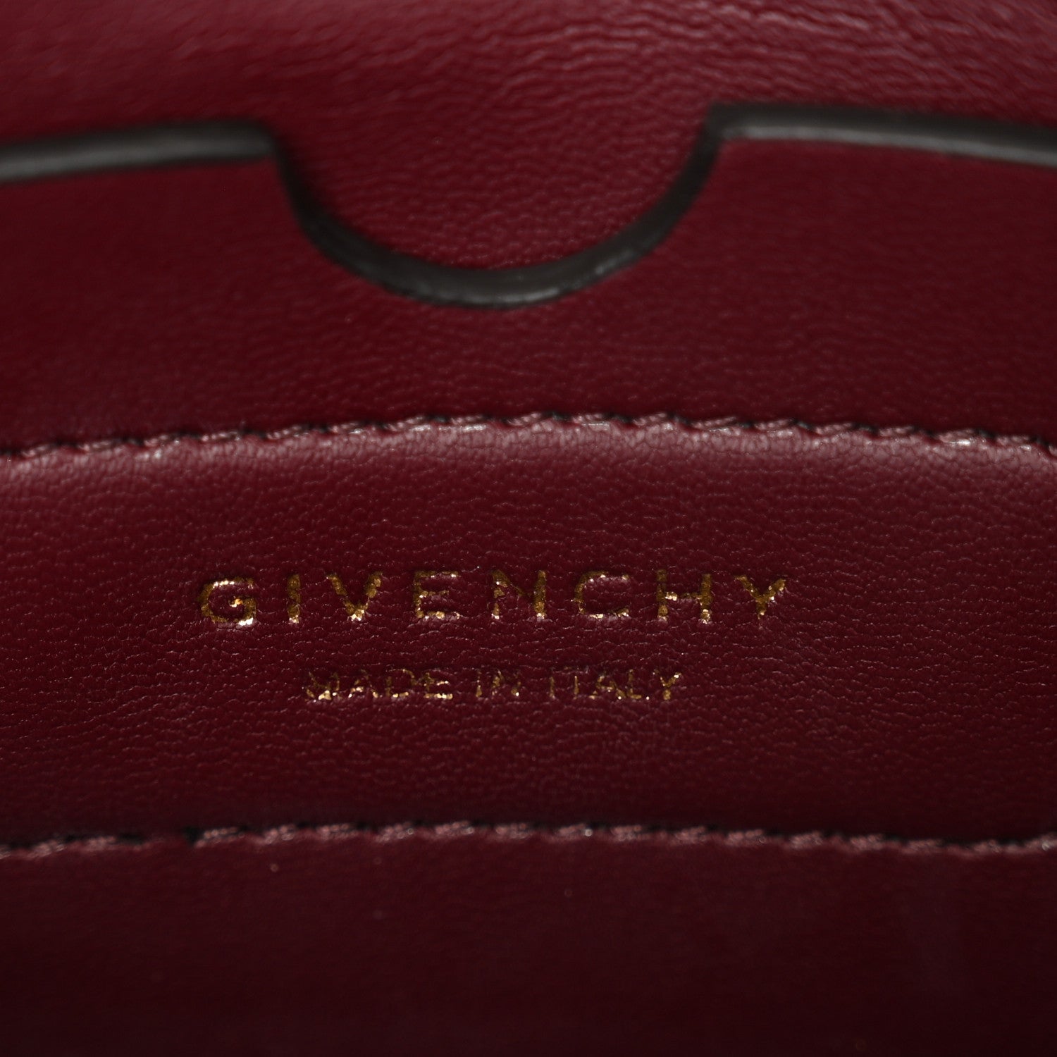 Givenchy Calfskin Crocodile Embossed Eden Bag Eggplant 5 of 10