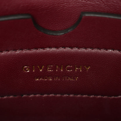 Givenchy Calfskin Crocodile Embossed Eden Bag Eggplant 5 of 10