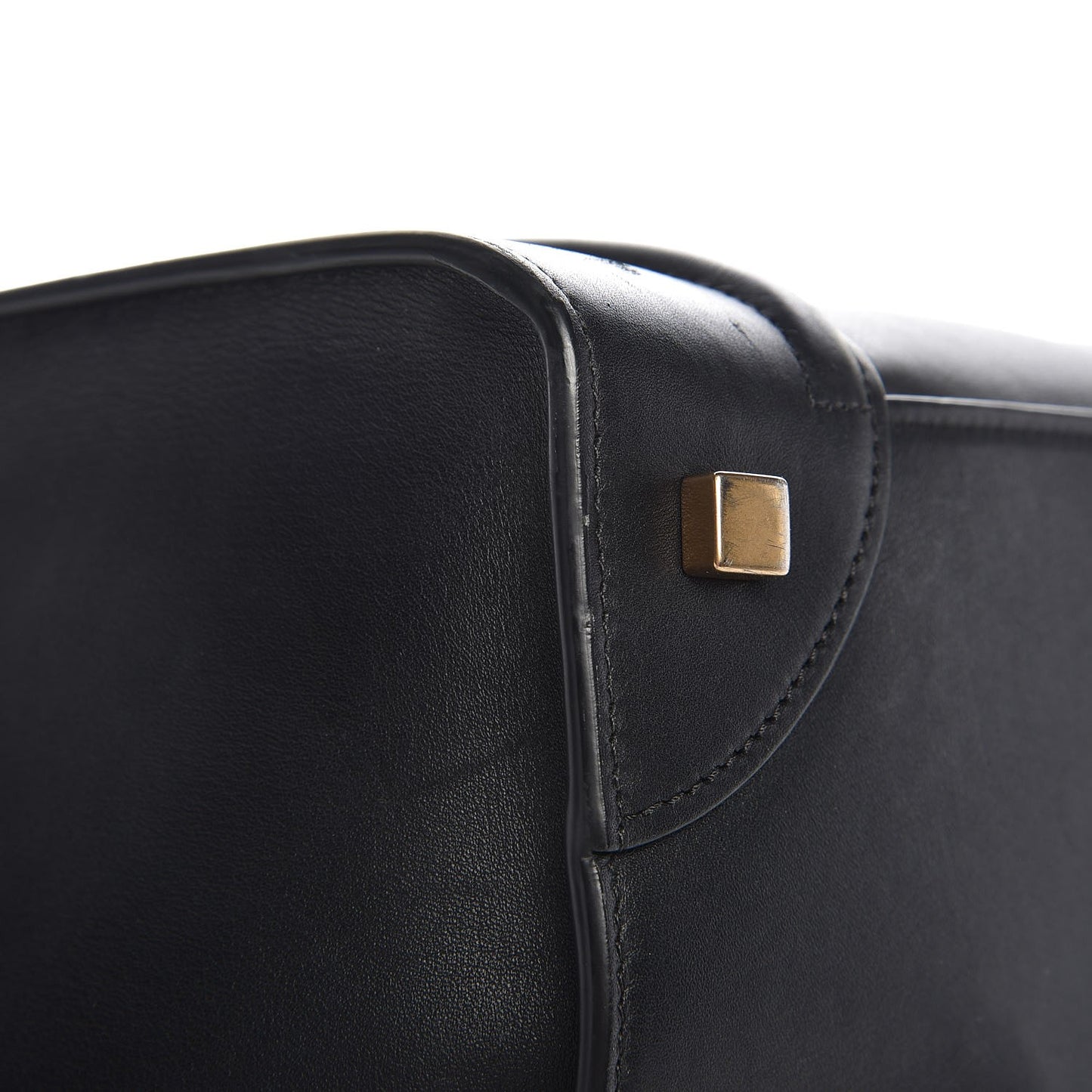 Smooth Calfskin Mini Luggage Black