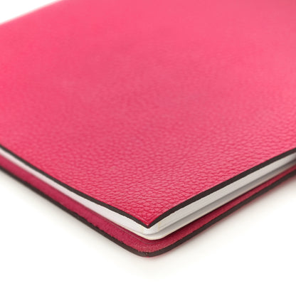 Hermes Togo Ulysse MM Notebook Cover Rose Shocking 11 of 15