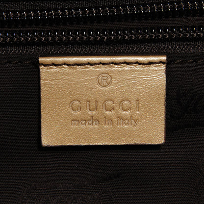 Gucci Imprime Monogram Medium Zippered Shopping Tote Champagne 7 of 8