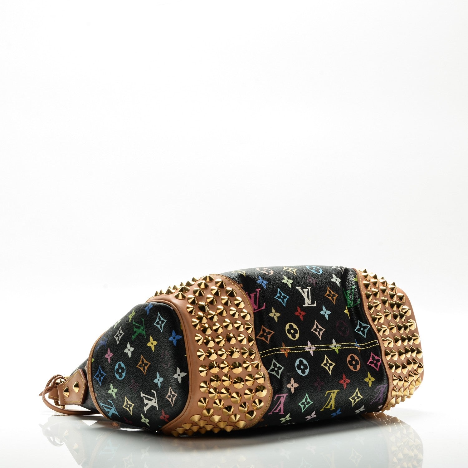Louis Vuitton Monogram Multicolor Chrissie Black 4 of 7