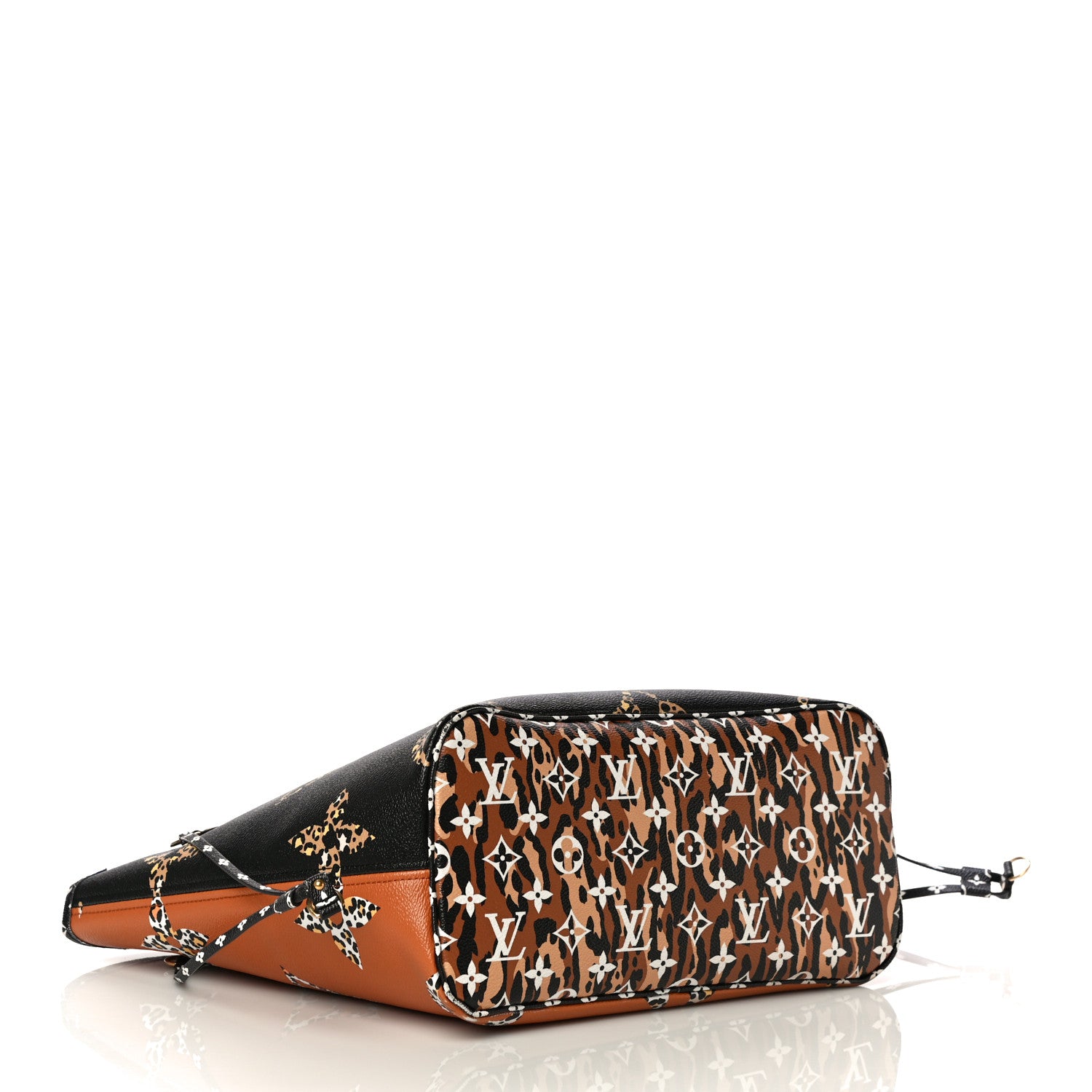 Louis Vuitton Monogram Giant Jungle Neverfull MM Black 5 of 19