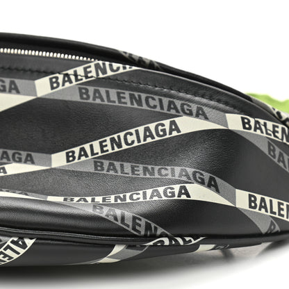 Balenciaga Calfskin Losange Monogram XS Souvenir Belt Bag Black Grey 12 of 12