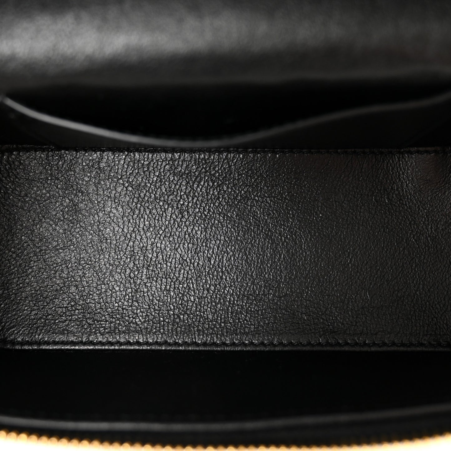 Lambskin Quilted Mini Gaby Vanity Case Black