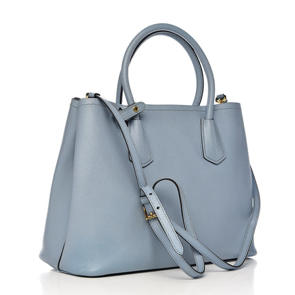 Prada Saffiano Cuir Medium Double Bag Astrale 3 of 10