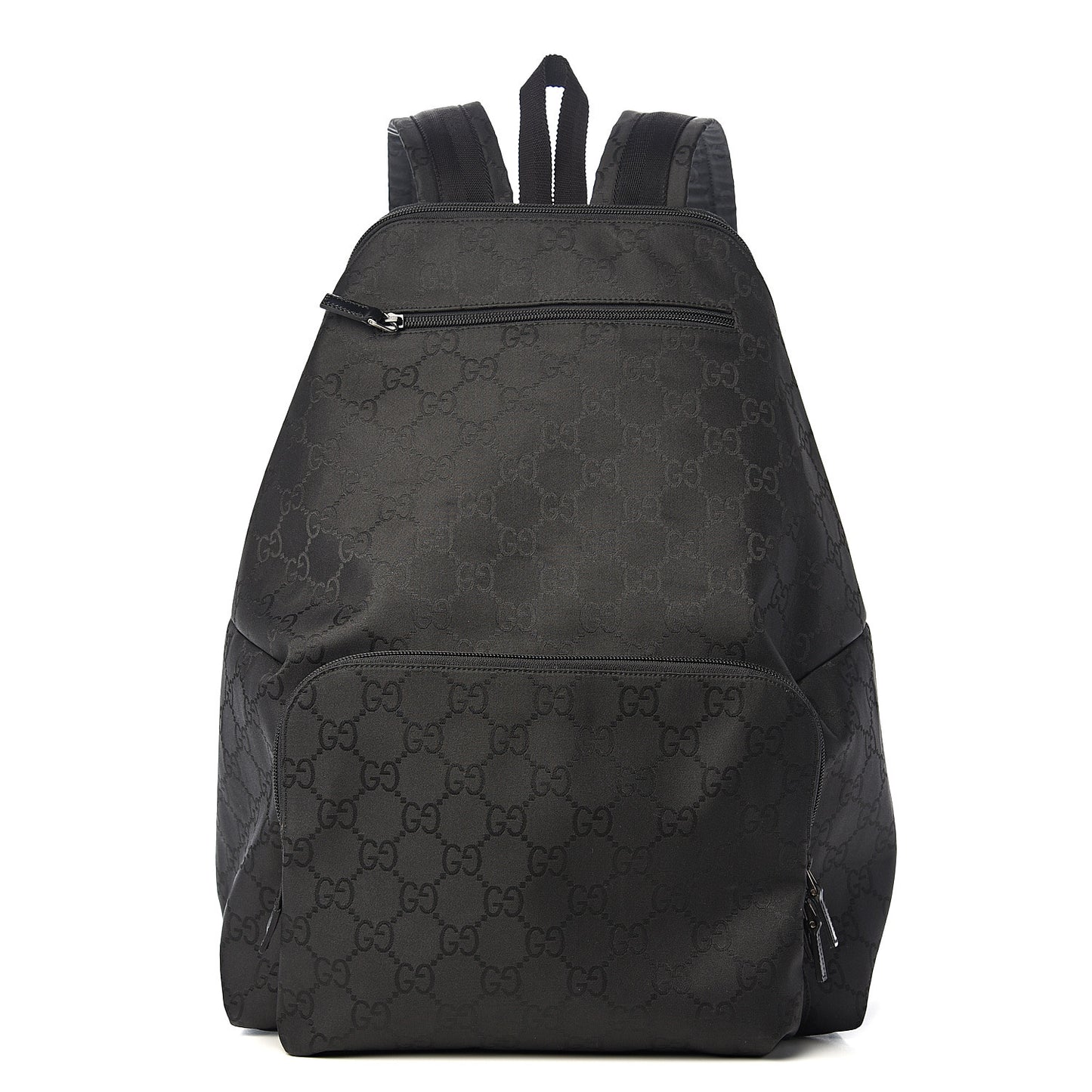 Nylon Monogram Medium Backpack Black